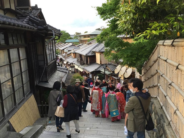 京都の人混み